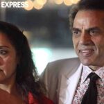 Dharmendra with his wife Hema Malini