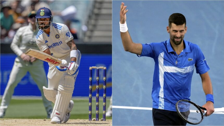 Virat kohli Novak Djokovic