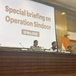The briefing was addressed by Wing Commander Vyomika Singh, Colonel Sofiya Qureshi and Foreign Secretary Vikram Misri.