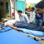 Medical personnel during a mock drill held at Delhi's Ram Manohar Lohia Hospital | Manisha Mondal | ThePrint