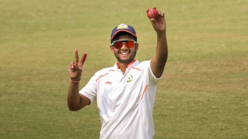Vidarbha's Harsh Dubey broke the record for most wickets in a Ranji Trophy season. (PTI)