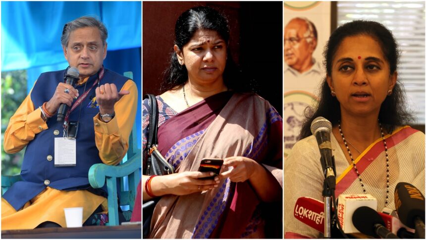Opposition leaders Shashi Tharoor, Supriya Sule and Kanimozhi are among the MPs who would be leading the delegations
