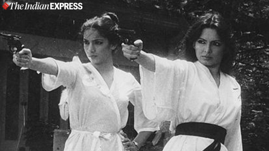 Parveen Babi and Shabana Azmi in ASHANTI