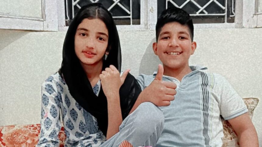 Urba Fatima and Zain Ali from Jammu and Kashmir’s Poonch