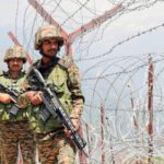 terror Poonch, May 21 (ANI): Army personnel keep vigil as they patrol the area along Line of Control, in Poonch on Tuesday. (ANI Photo)