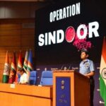 Col Sofiya Qureshi, Wing Commander Vyomika Singh & Foreign Secy Vikram Misri during media breifing in New Delhi, Wednesday | Praveen Jain | ThePrint