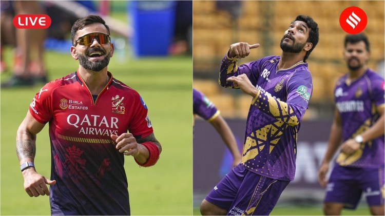 IPL Match Today, RCB vs KKR LIVE