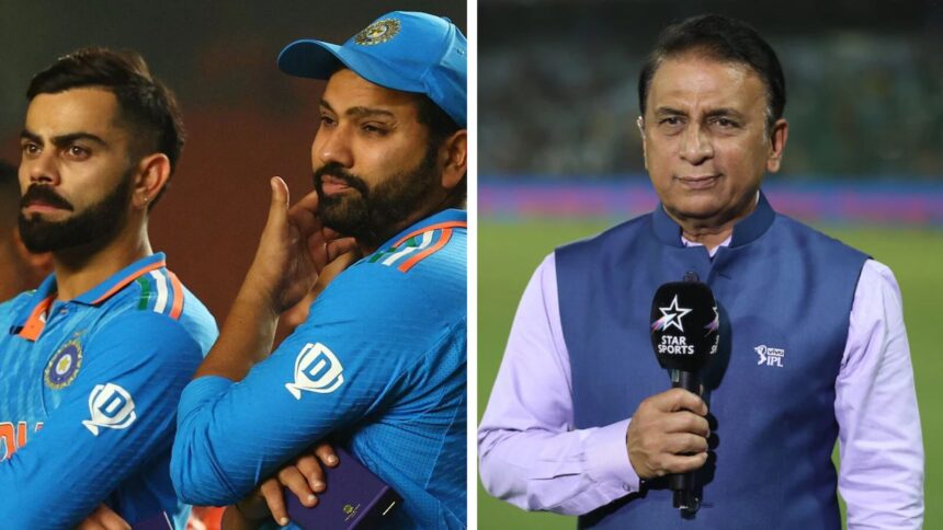 Gavaskar said that he did not feel Rohit Sharma and Virat Kohli will feature in the 2027 ODI World Cup. (Reuters/BCCI)