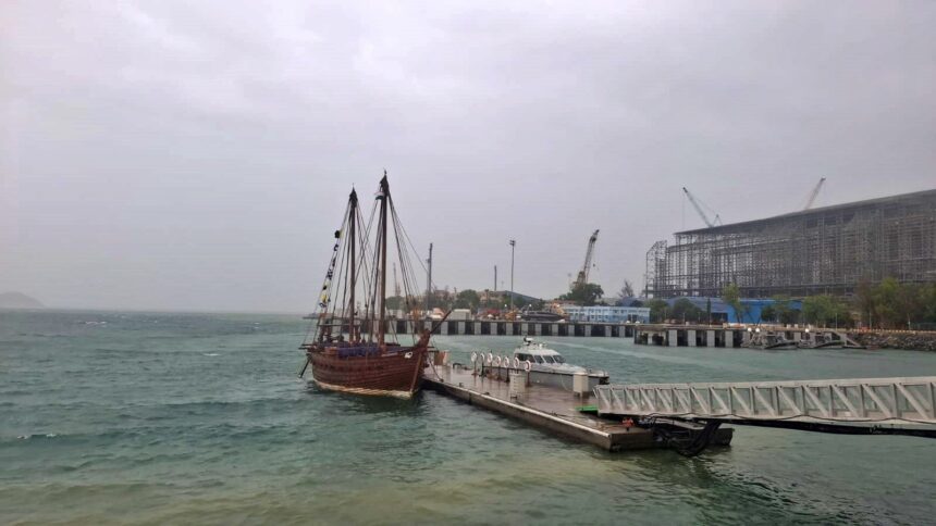 Indian Navy, Navy, Indian Naval Sailing Vessel, INSV Kaundinya, Kaundinya, stitched ship, Indian express news, current affairs