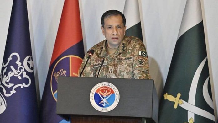 ISPR Director General Lieutenant General Ahmed Sharif Chaudhry , who announced that India struck 3 key Pakistan airbases | X