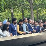 Members of all-party delegation led by Congress MP Tharoor pay tribute at 9/11 Memorial