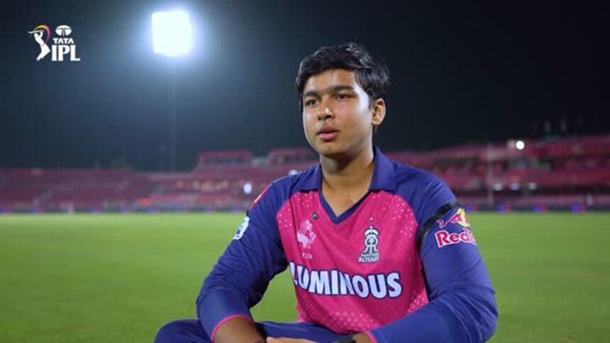 Teenage sensation Vaibhav Sooryavanshi becomes the youngest player to score an IPL hundred