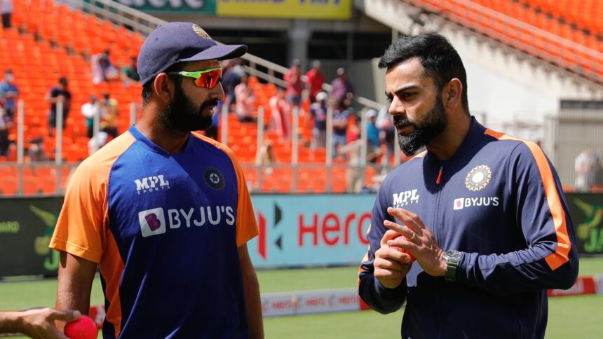 FILE: Cheteshwar Pujara and Virat Kohli have played together 93 Test for India. (BCCI)