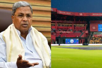 CM Siddaramaiah and M. Chinnaswamy Stadium