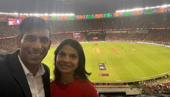 IPL 2025 Final: Former UK PM Rishi Sunak Cheers For RCB At Narendra Modi Stadium - SEE PICS