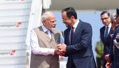 PM Modi Arrives In Cyprus For Two-Day Visit, Welcomed By President Nikos Christodoulides