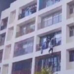 New Video From Air India Plane Crash Site: Medics Seen Jumping Off Hostel Balconies To Save Their Lives