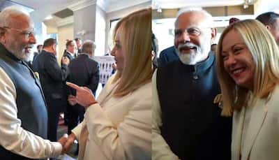 PM Modi And Italian PM Giorgia Meloni's G7 Meeting Moment Goes Viral