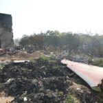 Air India crash: The debris of the Air India airplane that had crashed in Ahmedabad on Thursday afternoon