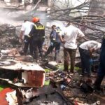 Rescue workers at the crash site of Air India Flight AI171, India’s worst aviation accident in decades.