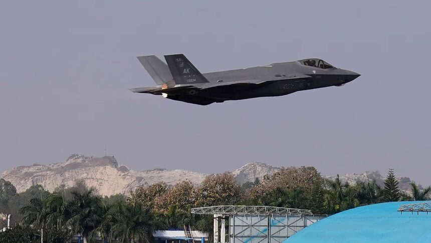 The British fighter jet will be returning to base on Sunday