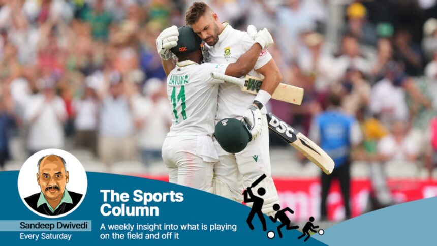 The sight of Markram and Bavuma - a white former South Africa captain and a black present skipper - guiding the team would have gladdened the divided society. (AP)