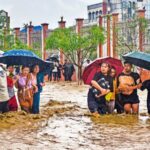 Guwahati floods, Guwahati landslides, Guwahati, Imphal landslides, Imphal floods, Assam landslides, Assam floods, Indian express news, current affairs