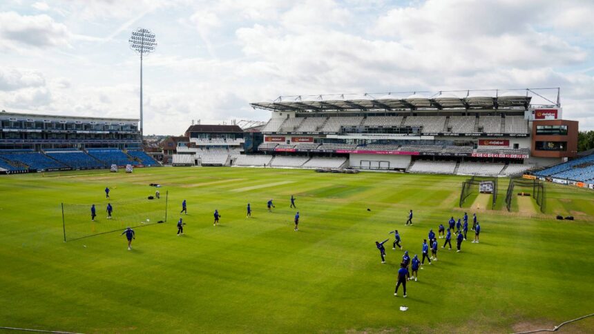 India England 1st Test Pitch Leeds