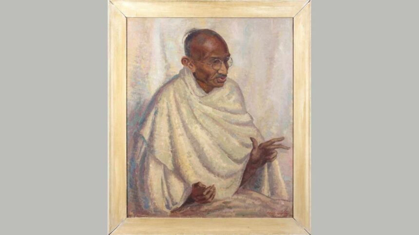 Mahatma gandhi portrait