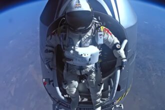Felix Baumgartner made history, jumping from 128,100 feet and becoming the first human to break the speed of sound in freefall