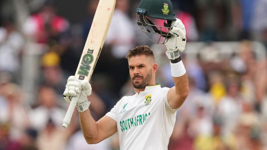 Aiden Markram scored 136 in 207 balls. (AP Photo)