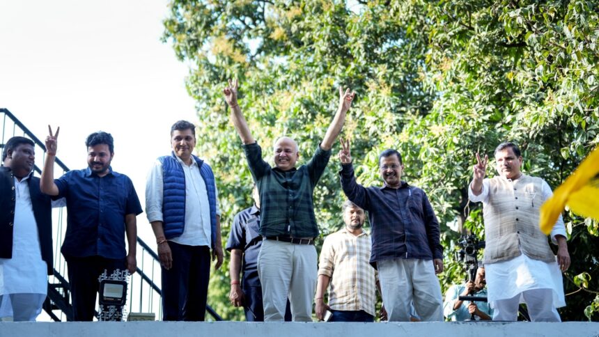 Arvind Kejriwal, Manish Sisodia, Delhi Excise Policy case, CBI court verdict, AAP leaders discharged, Rouse Avenue Court, Special Judge Jitender Singh, Delhi trial court ruling, liquor scam probe, corruption case AAP, South Group excise policy, Section 120B IPC, Indian political news, Delhi High Court CBI appeal, election expenditure audit.