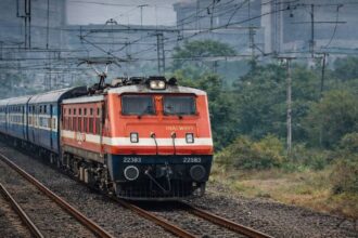 Indian Railways new projects (Image generated using AI)