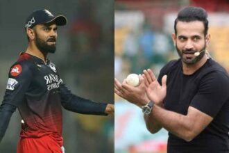 Virat Kohli and Irfan Pathan