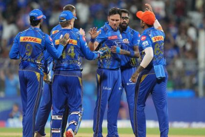 Mumbai Indians Team celebration