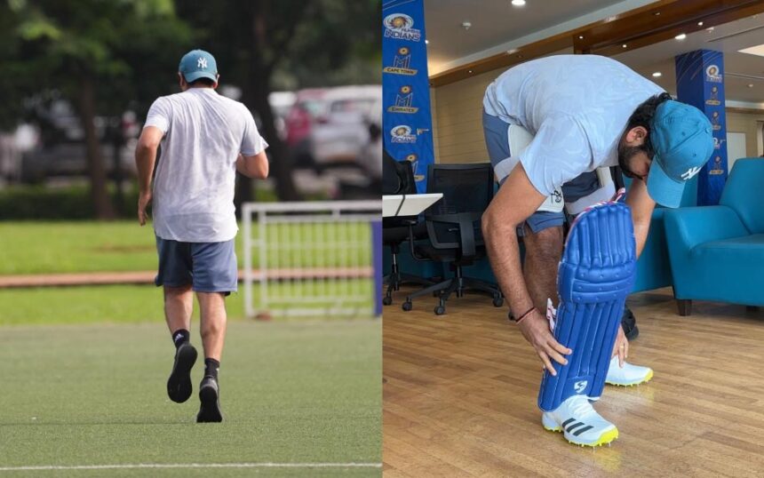 [WATCH] Rohit Sharma joins Mumbai Indians squad for practice session ahead of IPL 2026