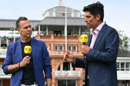Alastair Cook and Michael Vaughan