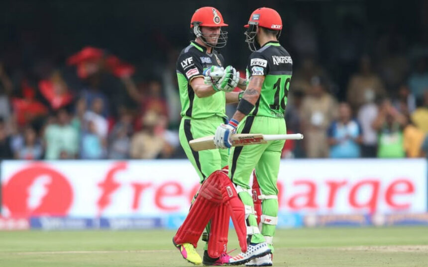 AB de Villiers and Virat Kohli