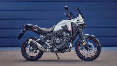 The 2024 Honda NX500 uses a 471 cc parallel-twin engine that develops 47 bhp peak power.