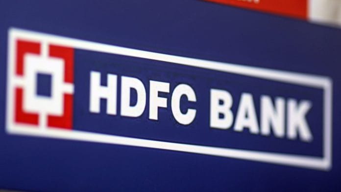 Signage at a HDFC Bank Ltd. branch in Mumbai, India, on Tuesday, Sept. 12, 2023. HDFC Bank wants to use home lending as a gateway for the worlds sixth largest lender to capture more consumer finance customers with loans on everything from air conditioners to cars and TVs.| Photographer: Dhiraj Singh/Bloomberg