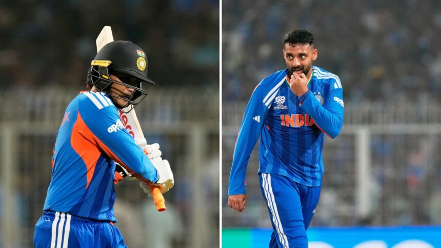 Sunil Gavaskar has urged India to consider dropping Abhishek Sharma and Varun Chakaravarthy for the T20 World Cup final today. (AP Photo)