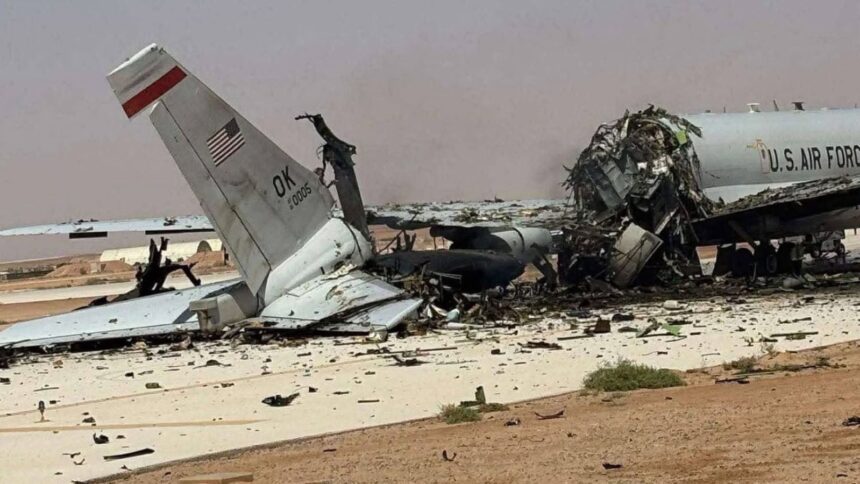 American E-3 Sentry damaged in Iranian attack on Saudi airbase