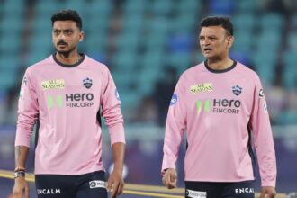 IPL 2026: Delhi Capitals captain Axar Patel and head coach Hemang Badani shared contrasting opinions on the Impact Sub rule. (AP Photo)