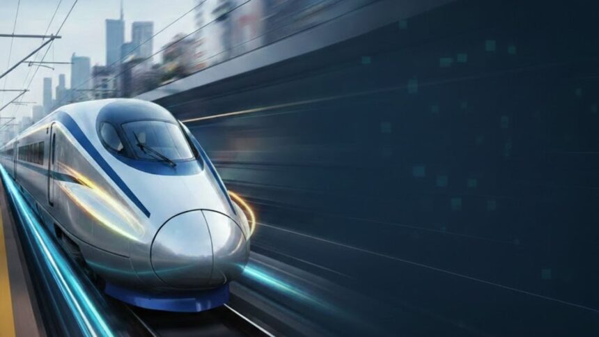 Presently, the construction on the country’s first high-speed rail corridor i.e. Mumbai-Ahmedabad bullet train network is in full swing. (Image generated using AI)