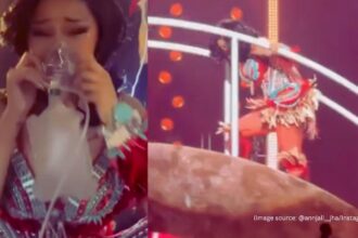 Cardi B, however, appeared unfazed by the moment