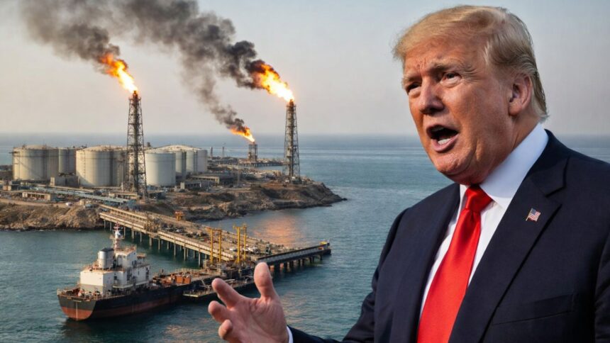The tiny island, at the northern end of the Persian Gulf, presents an appealing target for a president who has often asserted that the United States should pursue oil assets when it goes to war.