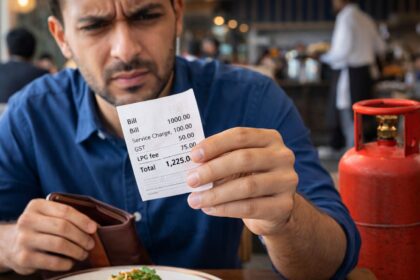 Restaurant bill includes LPG charges? Here’s what you can do (Image generated using AI)