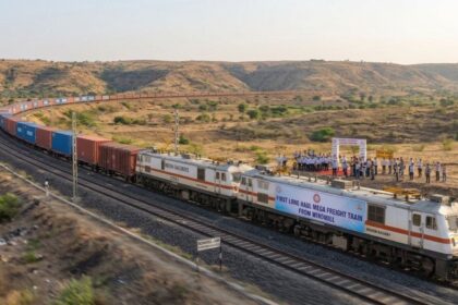 Rajkot Division runs first 87-wagon freight train, earns Rs 40 lakh (Image: DRM Rajkot Division)