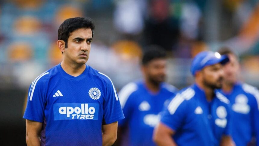 India head coach Gautam Gambhir in picture. (FILE PHOTO: ICC)