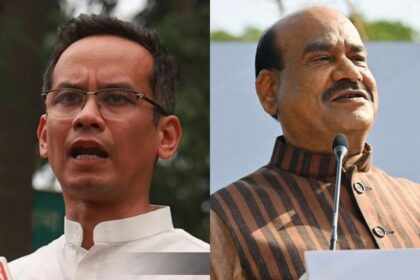 Gaurav Gogoi and Lok Sabha Speaker Om Birla